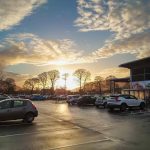Sunset from Tesco car park in Ystradgynlais